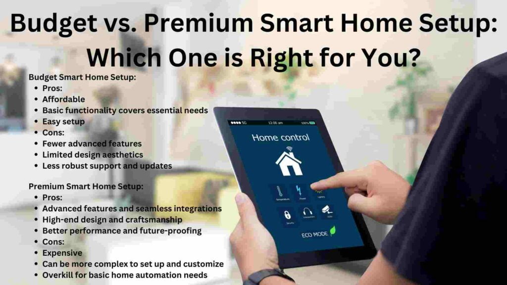 Budget vs Premium Smart Home Setup Which One is Right for You